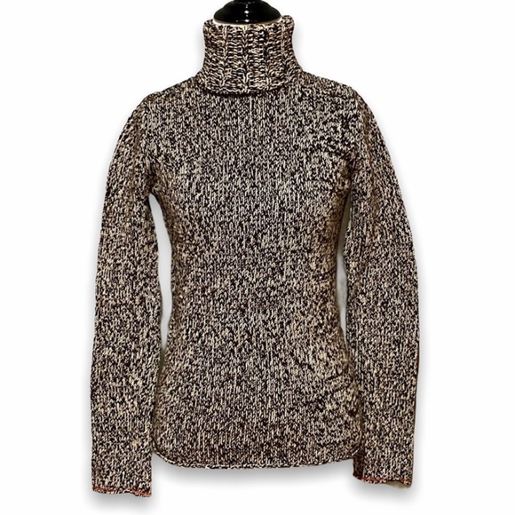 GAP Sweaters - EUC GAP Brown Marled Knit Turtleneck Sweater, XS